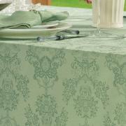 Toalha de Mesa Fcil de Limpar Retangular 8 Lugares 160x270cm - Provence Verde Claro - Dui Design