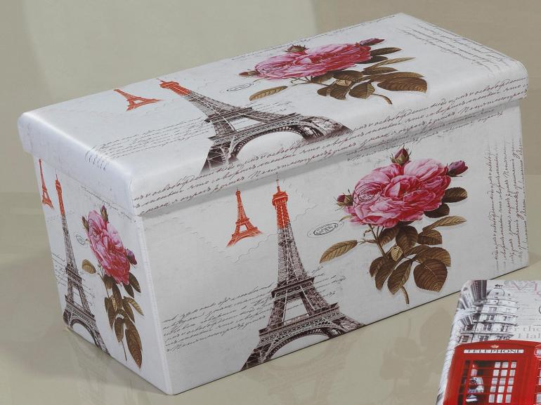 Puff Ba Retangular Desmontvel Corino PVC 76x38x38cm - Travel - Dui Design