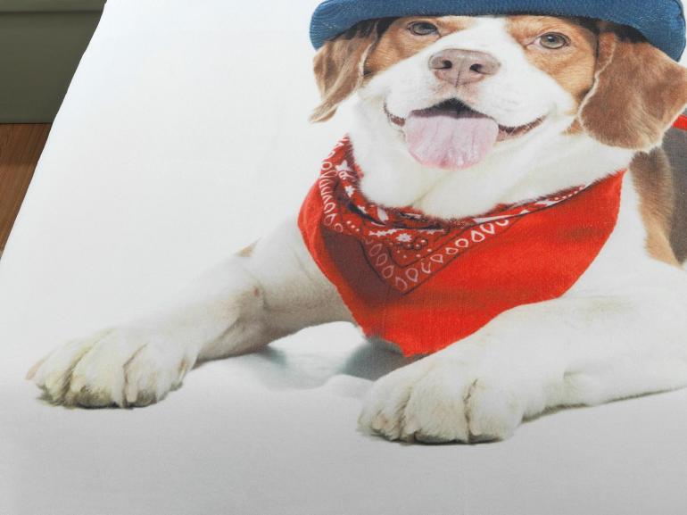 Cobertor Avulso King Flanelado com Estampa Digital - Puppy - Dui Design