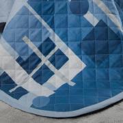 Jogo de Cama Casal 150 fios - Quasar Azul - Dui Design