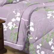 Jogo de Cama Queen Percal 200 fios 100% Algodo - Ramos - Sultan
