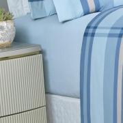 Jogo de Cama Casal Percal 200 fios - Ramsey Azul - Dui Design