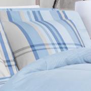 Jogo de Cama Casal Percal 200 fios - Ramsey Azul - Dui Design