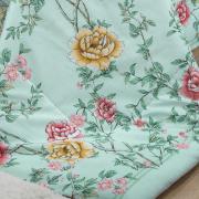 Jogo de Cama Casal 150 fios - Renata Menta - Dui Design