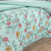 Jogo de Cama Casal 150 fios - Renata Menta - Dui Design