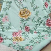 Enxoval King com Edredom 5 peas 150 fios - Renata Menta - Dui Design