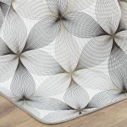 Kit: 1 Cobre-leito King Bouti de Microfibra Ultrasonic Estampada + 2 Porta-travesseiros - Riske Taupe - Dui Design