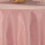 Toalha de Mesa Fácil de Limpar Redonda 160cm - Romy Rosa Velho - Dui Design