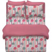 Edredom Solteiro Percal 180 fios 100% Algodo - Roses - Artex