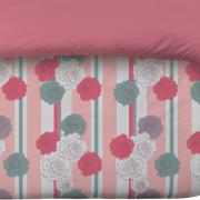 Edredom Solteiro Percal 180 fios 100% Algodo - Roses - Artex