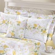 Edredom Queen 150 Fios 100% Algodo - Rossana Amarelo - Santista