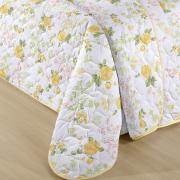 Edredom Queen 150 Fios 100% Algodo - Rossana Amarelo - Santista