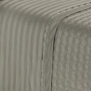 Kit: 1 Cobre-leito Casal + 2 porta-travesseiros Cetim 300 fios 100% Algodo - Royally Noz Moscada - Dui Design