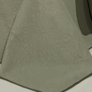 Kit: 1 Cobre-leito Casal Bouti de Microfibra Ultrasonic + 2 Porta-travesseiros - Safira Verde e Oliva - Dui Design