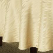 Toalha de Mesa Fcil de Limpar Redonda 160cm - Savana Bege Palha - Dui Design