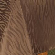 Toalha de Mesa Fcil de Limpar Quadrada 4 Lugares 160x160cm - Savana Chocolate - Dui Design