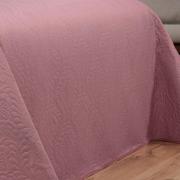 Kit: 1 Cobre-leito Casal Bouti de Microfibra Ultrasonic  + 2 Porta-travesseiros - Serenity Rosa Vintage - Dui Design