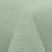 Kit: 1 Cobre-leito King Bouti de Microfibra Ultrasonic + 2 Porta-travesseiros - Serenity Verde Celadon - Dui Design