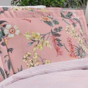 Jogo de Cama King Percal 180 fios - Shirley Rosa - Dui Design