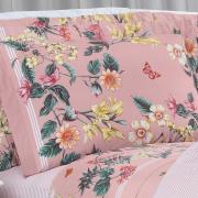Jogo de Cama King Percal 180 fios - Shirley Rosa - Dui Design