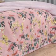 Edredom King Percal 180 fios - Shirley Rosa - Dui Design