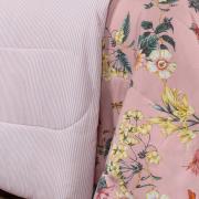 Edredom King Percal 180 fios - Shirley Rosa - Dui Design