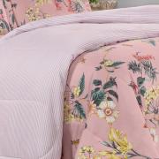 Edredom King Percal 180 fios - Shirley Rosa - Dui Design