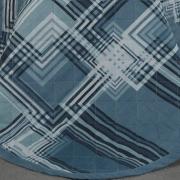 Enxoval Casal com Cobre-leito 7 peas 150 fios - Sidney Azul - Dui Design