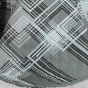 Kit: 1 Cobre-leito Queen + 2 Porta-travesseiros 150 fios - Sidney Cinza - Dui Design