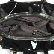 Bolsa com detalhes em Couro Natural - Sienna Preto - Velina Fabbiano