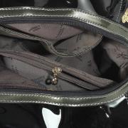 Bolsa com detalhes em Couro Natural - Sienna Preto - Velina Fabbiano