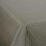 Kit: 1 Cobre-leito Solteiro + 1 Porta-travesseiro Cetim de Algodo 400 fios - Solacium Taupe - Dui Design