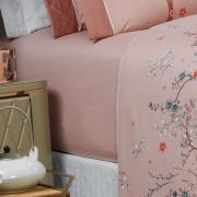 Jogo de Cama Queen Cetim 300 fios - Sonique Ros - Dui Design