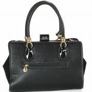 Bolsa Estruturada em Couro Natural (50%) - Sophie Preto - Velina Fabbiano