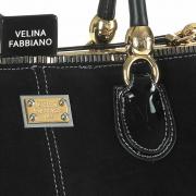 Bolsa Estruturada em Couro Natural (50%) - Sophie Preto - Velina Fabbiano