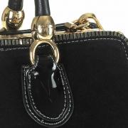 Bolsa Estruturada em Couro Natural (50%) - Sophie Preto - Velina Fabbiano