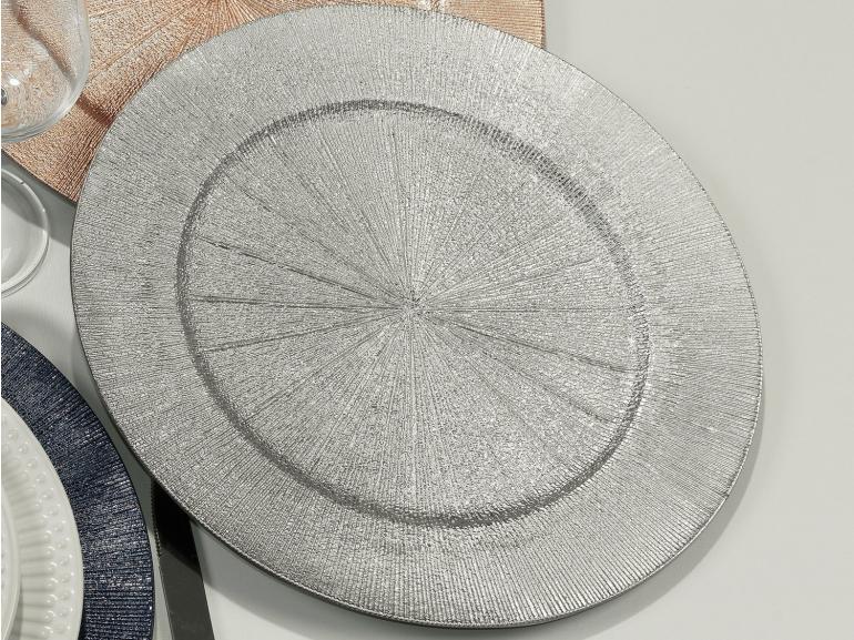 Kit: 4 Sousplat 33cm redondo - Davos - Dui Design