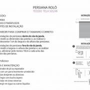 Persiana Rolo - Tecido Tela Solar 5% Altura de 2,20m e 2,20m de Largura - Sunset - Dui Design