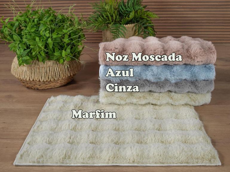 Tapete 40x60cm Efeito Nuvem com Antiderrapante 1500 g/m� - Nuvem - Dui Design