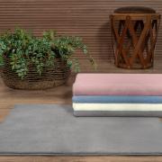 Tapete 40x60cm Efeito Pele de Coelho com Antiderrapante 1440 g/m� - Rabbit - Dui Design