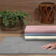 Tapete 40x60cm Efeito Pele de Coelho com Antiderrapante 1440 g/m� - Rabbit - Dui Design