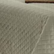 Kit: 1 Cobre-leito Casal + 2 porta-travesseiros Cetim 300 fios 100% Algodo - Taurus Stone - Dui Design