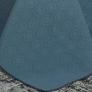 Kit: 1 Cobre-leito King Bouti de Microfibra Ultrasonic + 2 Porta-travesseiros - Toledo Azul - Dui Design