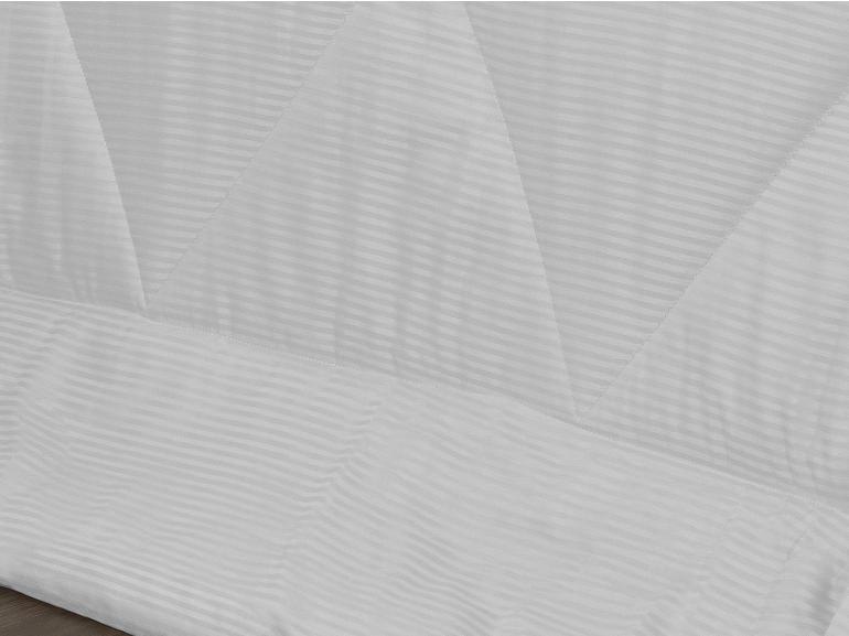 Enxoval Solteiro com Edredom 4 peas Cetim 300 fios - Toronto Branco - Dui Design