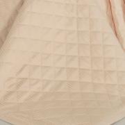 Kit: 1 Cobre-leito Casal + 2 porta-travesseiros Cetim 300 fios - Toronto Nude - Dui Design