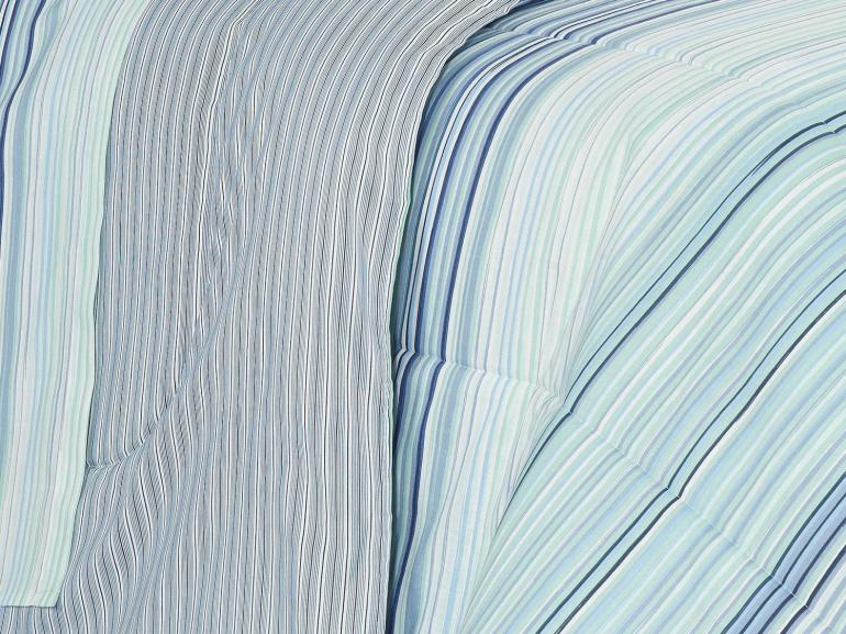 Edredom Solteiro 150 fios - Trianon Azul - Dui Design