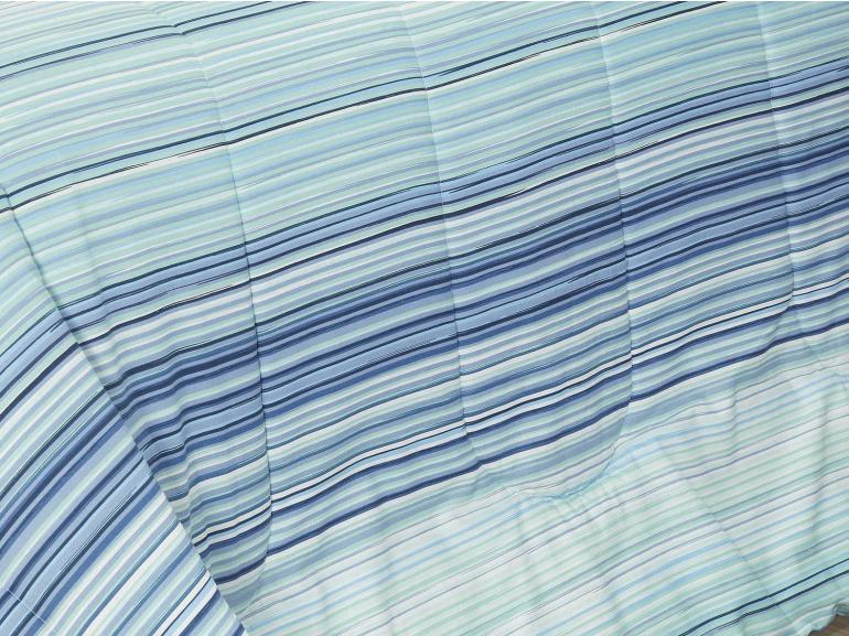 Edredom Solteiro 150 fios - Trianon Azul - Dui Design