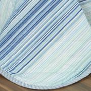 Kit: 1 Cobre-leito Solteiro + 1 Porta-travesseiro 150 fios - Trianon Azul - Dui Design