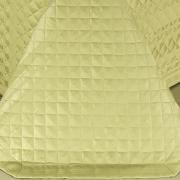 Kit: 1 Cobre-leito Solteiro + 1 porta-travesseiro Cetim 500 fios 100% Algodo - Trinity Verde Sage - Dui Design