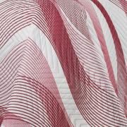 Kit: 1 Cobre-leito Solteiro Bouti de Microfibra Ultrasonic Estampada + 1 Porta-travesseiro - Twister Rosa Barroque - Dui Design